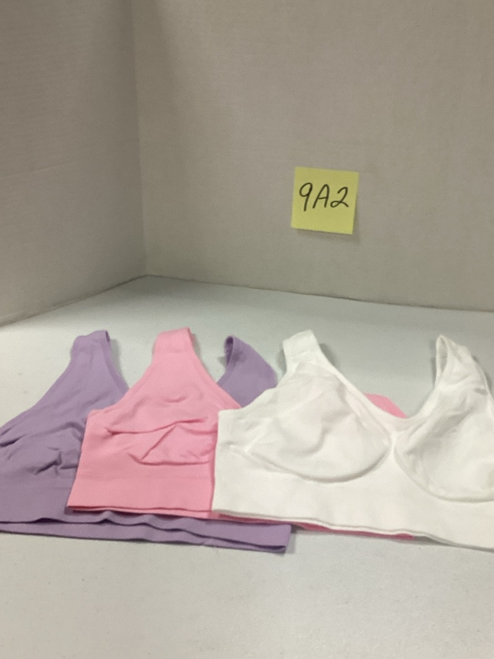 Seamless Comfort Wireless Bra - White, Pink & Lavender